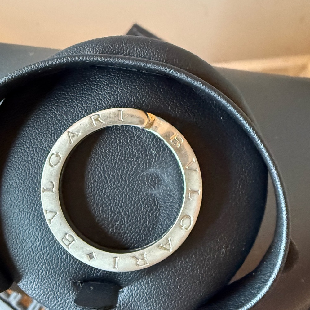 Bulgari 925 Silver unisex key ring or necklace